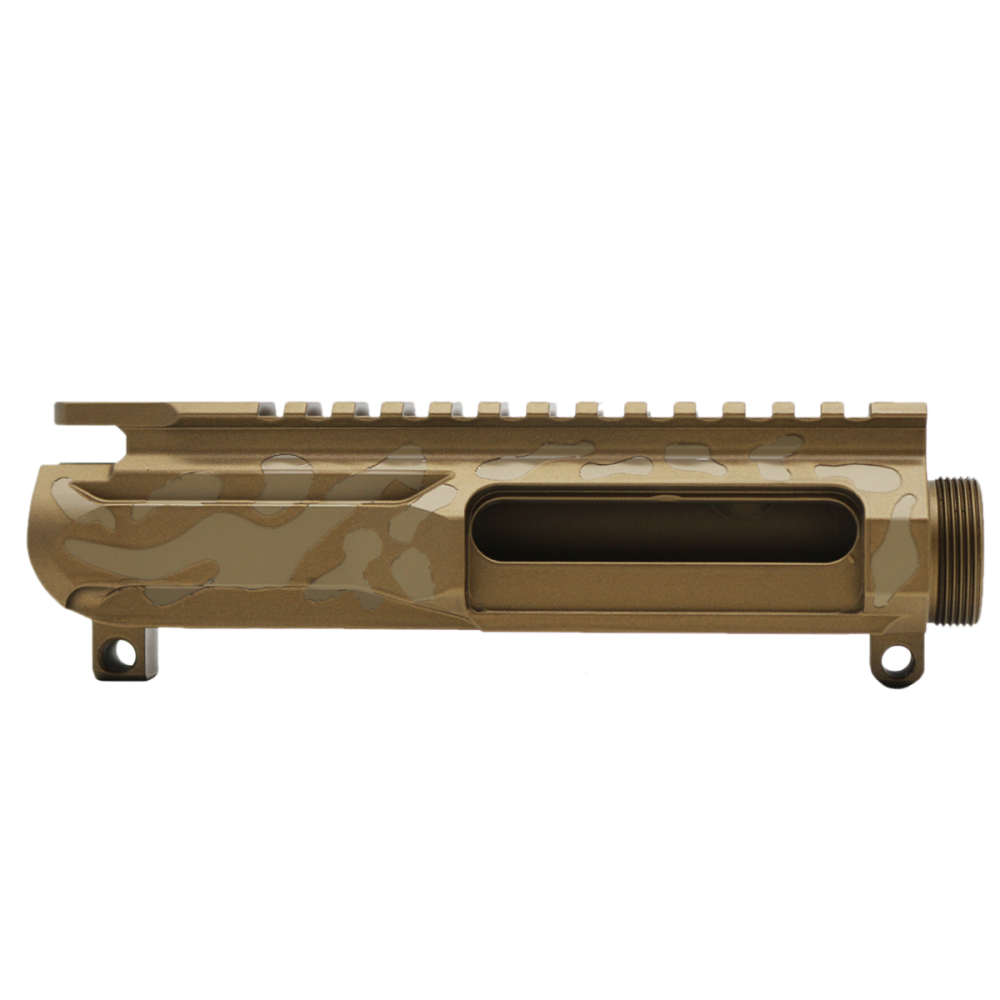 CERAKOTE CAMO AR15 Billet Upper Receiver Flat Dark Earth and Burnt